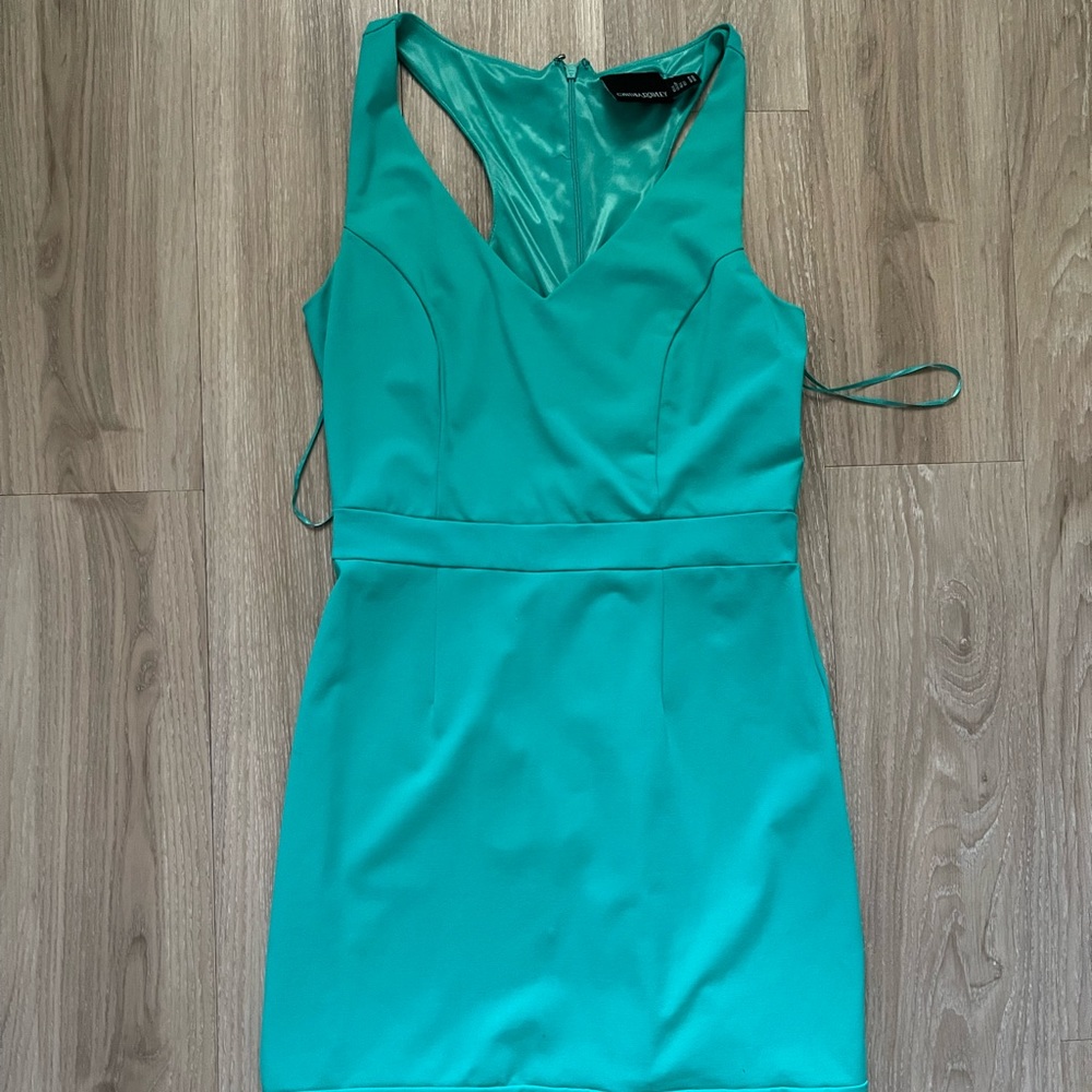 Cynthia Rowley teal dress